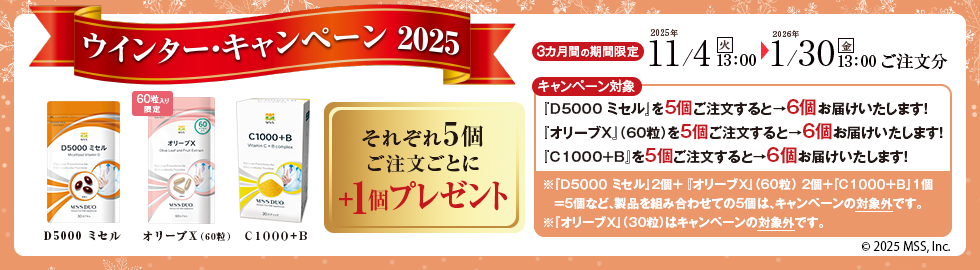 キャンペーン対象製品